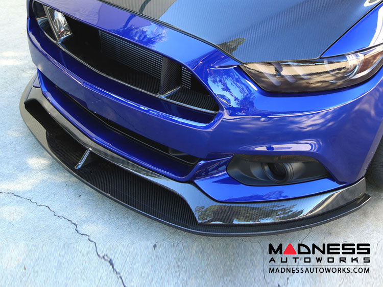 Ford Mustang Front AR Front Chin Splitter by Anderson Composites - Carbon Fiber