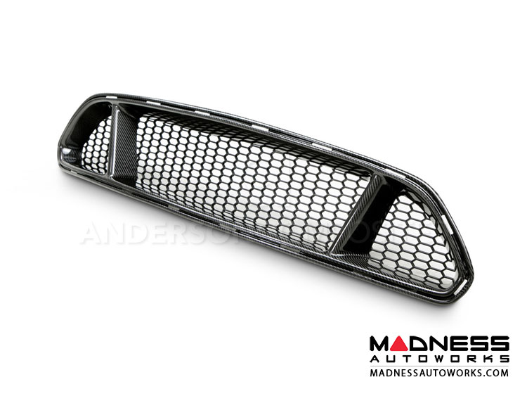 Ford Mustang GT Upper Grill by Anderson Composites - Carbon Fiber - Type GT