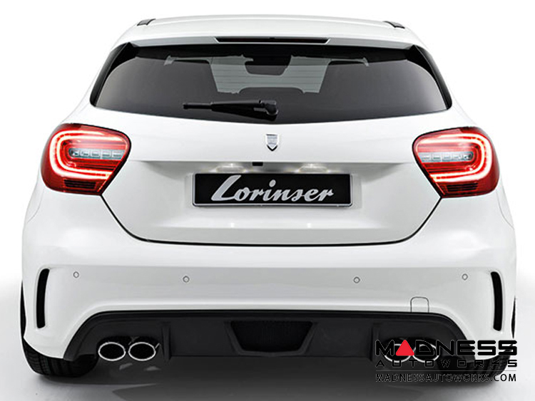 Mercedes Benz A-Class Performance Exhaust System and Rear Bumper Trim Kit by Lorinser - W176