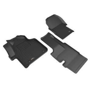 Mercedes-Benz Sprinter Van Floor Mats - Front - 3D MAXpider - Kagu - Black - `19-`25