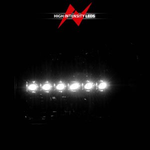 Ford Excursion Headlights - ANZO - Crystal, Clear Lens, LED - Chrome - `00-`04 Ford Excursion Headlights - ANZO - Crystal, Clear Lens, LED - Chrome - `00-`04