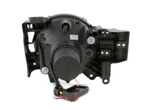 Toyota FJ Cruiser Projector Headlights - Front - ANZO - w/Halo - Clear Lens - Chrome Housing - CCFL - Chrome - `07-`13