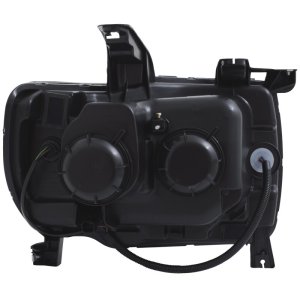 GMC Canyon Projector Headlights - ANZO - Plank Style Design - Black w/ Amber - `15-`27