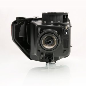 Dodge Nitro Headlights - ANZO - Crystal - Black Amber - `07-`12