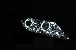 Kia Optima Projector Headlights - ANZO - w/ Halo CCFL - Chrome - `11-`13 Kia Optima Projector Headlights - ANZO - w/ Halo CCFL - Chrome - `11-`13