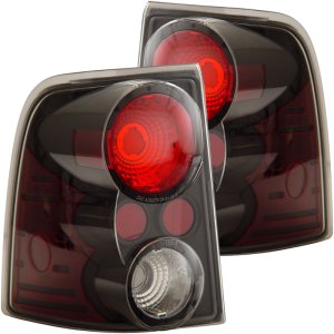 Ford Explorer Taillights - ANZO - Clear Lens, Black Housing, Pair - Black - `02-`05 Ford Explorer Taillights - ANZO - Clear Lens, Black Housing, Pair - Black - `02-`05