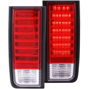 Hummer H2 LED Taillights - ANZO - Red/Clear - `03-`09 Hummer H2 LED Taillights - ANZO - Red/Clear - `03-`09