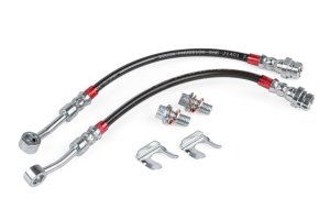 Volkswagen Golf R Brake Line Kit - Rear - APR - Braided Stainless Steel - Smoked Clear - `15-`24 Volkswagen Golf R Brake Line Kit - Rear - APR - Braided Stainless Steel - Smoked Clear - `15-`24