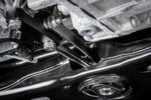 Volkswagen Golf R Pendulum Mount - APR - Billet Aluminum and Stainless Steel, Spherical Bearing - black - `15-`24 Volkswagen Golf R Pendulum Mount - APR - Billet Aluminum and Stainless Steel, Spherical Bearing - black - `15-`24