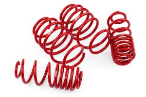 Volkswagen Golf R Lowering Springs - APR - Dual Rate Linear - Red - `15-`19 Volkswagen Golf R Lowering Springs - APR - Dual Rate Linear - Red - `15-`19