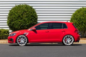 Volkswagen Golf R Lowering Springs - APR - Dual Rate Linear - Red - `15-`19 Volkswagen Golf R Lowering Springs - APR - Dual Rate Linear - Red - `15-`19