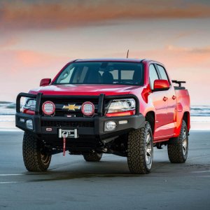 Chevrolet Colorado Bull Bar - ARB - Summit, Winch Compatible, Includes Fog Light Kit, Integrit Textured - Textured Black - `15-`27 Chevrolet Colorado Bull Bar - ARB - Summit, Winch Compatible, Includes Fog Light Kit, Integrit Textured - Textured Black - `15-`27