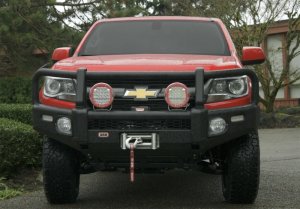 Chevrolet Colorado Bull Bar - ARB - Summit, Winch Compatible, Includes Fog Light Kit, Integrit Textured - Textured Black - `15-`27 Chevrolet Colorado Bull Bar - ARB - Summit, Winch Compatible, Includes Fog Light Kit, Integrit Textured - Textured Black - `15-`27
