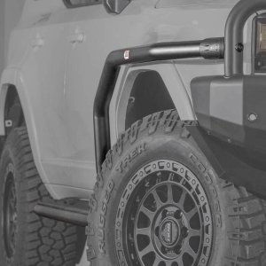 Toyota Land Cruiser 250 Side Steps and Rails - ARB - Summit - Black - `24-`27