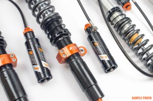 BMW M3 Coilover Suspension Kit - Front + Rear - AST - 5300 Series, 3-Way Adjustable (Rebound + Low/High-Speed Compression), Remote Reservoir, Inverted Monotube, Camber-Adjustable Front Top Mounts - `21-`27
