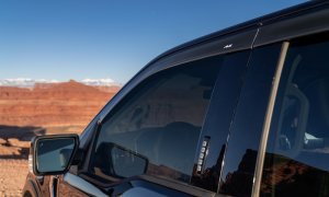 Rivian R1T Wind Deflector - Side - AVS - Low Profile - Smoke - `22-`24