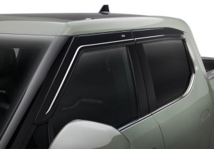 Rivian R1T Wind Deflector - Side - AVS - Low Profile - Smoke - `22-`24