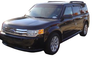 Ford Flex Wind Deflectors - AVS - Smoke - `09-`18