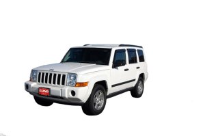 Jeep Commander Side Window Deflector - Externally Mounted - AVS - Ventvisor - Smoke - `06-`10