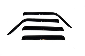 Jeep Commander Side Window Deflector - Externally Mounted - AVS - Ventvisor - Smoke - `06-`10