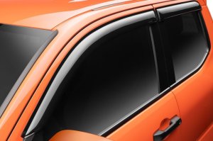 Toyota Tacoma Wind Deflectors - AVS - Ventvisor Deflector - Smoke - `24-`27