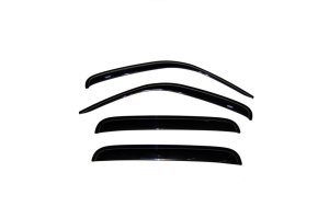 Jeep Liberty Wind Deflectors - AVS - Ventvisor Outside Mount - Smoke - `02-`07