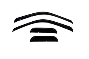 Ford F-250 Side Window Deflector - AVS - Ventvisor Outside Mount 4pc - Smoke - `99-`16
