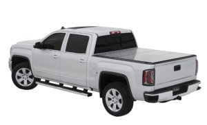 GMC 1500 Tonneau Cover - Access - LOMAX Pro Series Tri-Fold - Black Diamond Mist - `07-`13