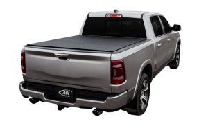 Ram 3500 Tonneau Cover - Access - LOMAX Professional Series Tri-Fold Cover - Black Diamond Mist - `19-`27