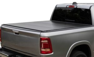 Ram 3500 Tonneau Cover - Access - LOMAX Tri-Fold Cover - Matte Black - `19-`27