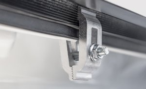 Nissan Frontier Tonneau Cover - Access - LOMAX Hard Tri-Fold Cover - Diamond Plate - `22-`27