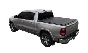 Ram 1500 Classic Tonneau Cover - Access - LOMAX Hard Tri-Fold - Black - `19-`20
