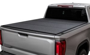 Toyota Tundra Tonneau Cover - Access - Tri-Fold, Black Diamond Mist - Textured Matte Black - `07-`17