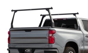 GMC 3500 Truck Rack - Access - ADARAC Aluminum - Matte Black - `20-`27