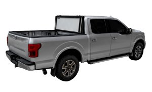 Ford Super Duty F-450 Tonneau Cover - Access - LOMAX Stance Hard Tri-Fold - Black - `08-`16