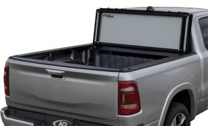 Ram 1500 Tonneau Cover - Access - LOMAX Stance Hard Tri-Fold - Black - `19-`27 Ram 1500 Tonneau Cover - Access - LOMAX Stance Hard Tri-Fold - Black - `19-`27