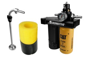GMC Sierra 2500HD Fuel Pump - Aeromotive - Retro Fit Kit for 1/2in Lines - `01-`10