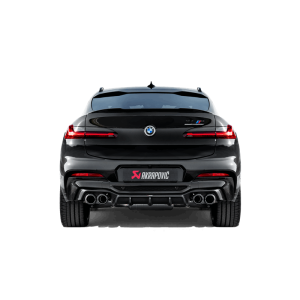 BMW X4 Rear Carbon Fiber Diffuser - Akrapovic - High Gloss - `19-`27