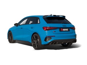 Audi S3 Sportback Performance Exhaust - Akrapovic - Evolution Line Cat Back (Titanium) w/Carbon Tips - `21-`27