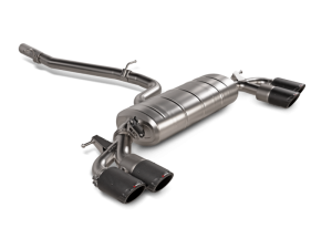 Audi S3 Sportback Performance Exhaust - Akrapovic - Evolution Line Cat Back (Titanium) w/Carbon Tips - `21-`27