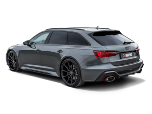Audi RS7 Sportback Performance Exhaust - Akrapovic - Evolution Line Cat Back (Titanium) w/ Carbon Tips - `22-`27