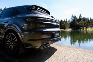 Porsche Cayenne Coupe Performance Exhaust - Akrapovic - Cat Back - Titanium - `24-`25