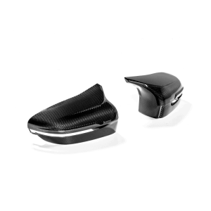 BMW 8 Series Mirror Caps - Akrapovic - Carbon Fiber - High Gloss - `20-`27