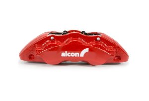 Ford Ranger Big Brake Kit - Front - Alcon - 350x34mm Rotors + 6-Piston Calipers (Kit K61) - Red - `19-`27
