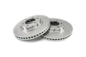 Ford Ranger Big Brake Kit - Front - Alcon - 350x34mm Rotors + 6-Piston Calipers (Kit K61) - Red - `19-`27