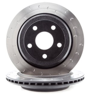 Jeep JK Brake Rotor (1) - Front Left - Alcon - Slotted - `18-`27