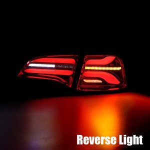 Tesla Model Y Tail Lights - AlphaRex - PRO-Series LED - Red Smoke - `20-`22 Tesla Model Y Tail Lights - AlphaRex - PRO-Series LED - Red Smoke - `20-`22