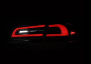 Tesla Model S Tail Lights - AlphaRex - LUXX-Series LED - Black/Red - `12-`21 Tesla Model S Tail Lights - AlphaRex - LUXX-Series LED - Black/Red - `12-`21