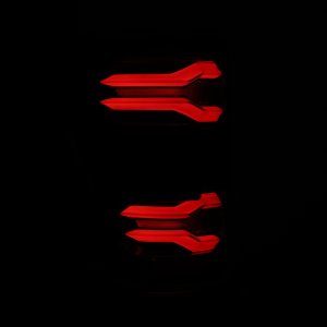Ford F150 Tail Lights - AlphaRex - LUXX LED - Alpha Black - `24-`25