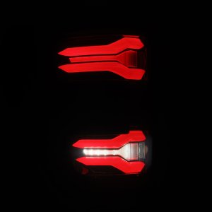 Ford F-150 Tail Lights - AlphaRex - LUXX LED Taillights Blk-Red Activ Light/Seq Signal - Smoked Lens - Blk-Red - `24-`25 Ford F-150 Tail Lights - AlphaRex - LUXX LED Taillights Blk-Red Activ Light/Seq Signal - Smoked Lens - Blk-Red - `24-`25
